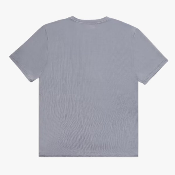 PHITEN MEN'S CREW NECK SHORT SLEEVE TOP - GREY - Phiten Australia
