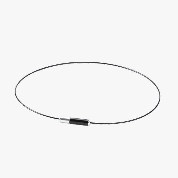 PHITEN RAKUWA NECKLACE WIRE EXTREME GEOMETRY BLACK/SILVER – Wellness-Tech  Necklace Phiten Australia Official
