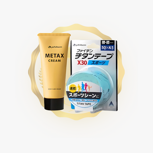 Titan Sport Tape X30 (Turquoise) + Metax Cream b 65 g Bundle