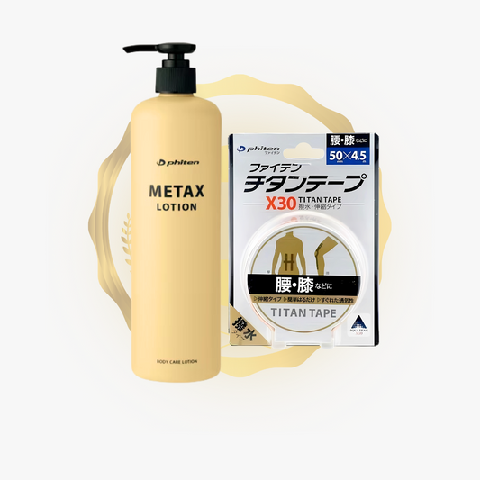 Titan Tape X30 + Metax Lotion b 480 ml Bundle