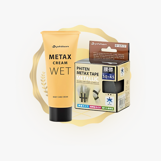 Metax Tapes (Black) + Metax Cream Wet b 65 g Bundle