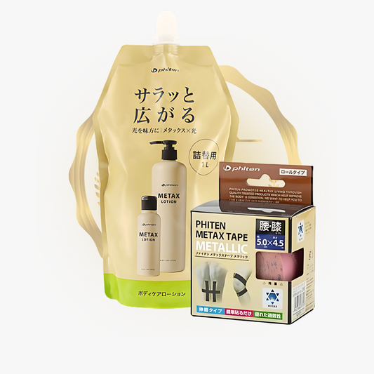 Metax Tapes (Pink) + Metax Lotion b 1000 ml Bundle